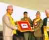  छायाँनाथ रारा नगरपालिका मुगुको आर्थिक तथा प्राविधिक सहयोगमा वडा नं. २ मा निर्माण सम्पन्न वि.पि. स्मृती भवन सम्मानिय प्रधानमन्त्रि श्री शेर बहादुर देउवा ज्यू बाट भर्चुअल माध्याम बाट उद्घाटन कार्यक्रम सम्पन्न ।